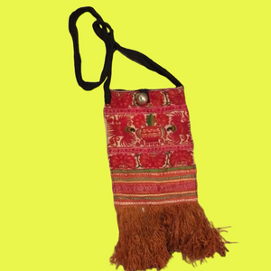 Vintage Boho/Chic Hand Embroidered Crossbody Bag